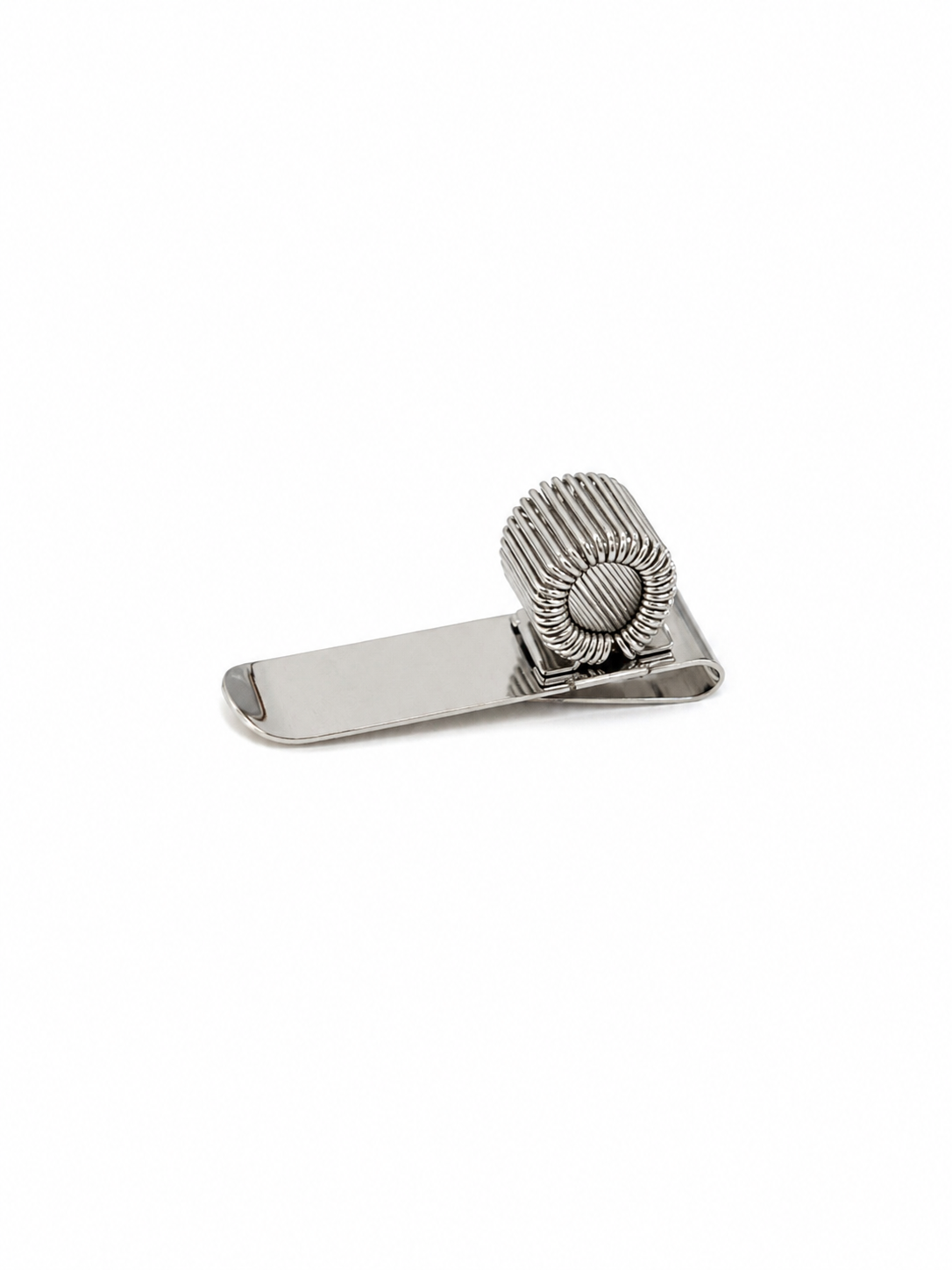 CLIP porta bolígrafo plateado